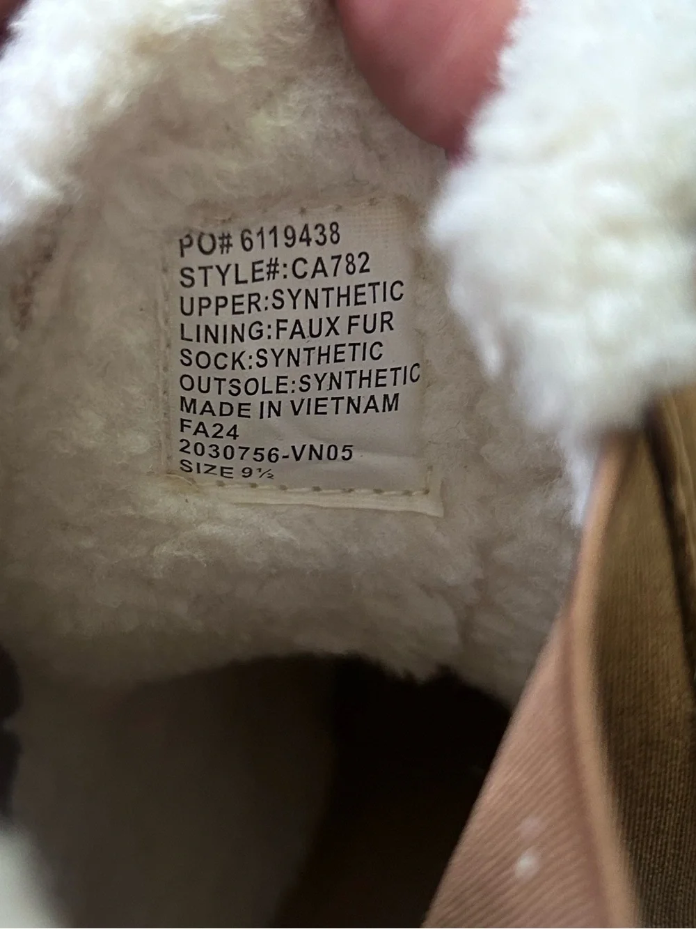 Women’s J. Crew Tan, Shearling-Lined Chelsea Boots